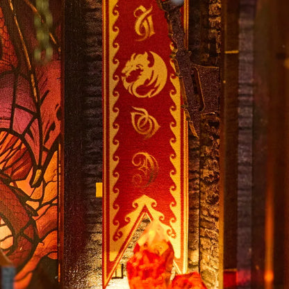 Book Nook Fourth Wing - Spire Of The Wyrm