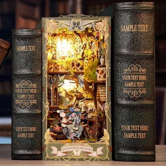 Green Fairyland : Forêt Enchantée Sorcière Mystique Book Nook