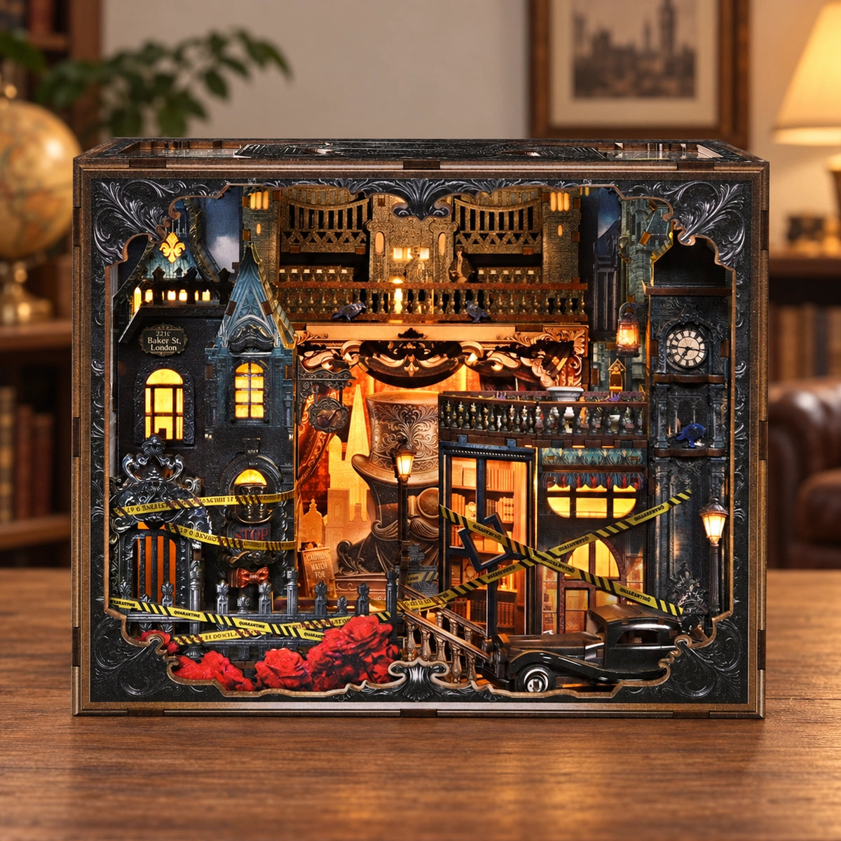 Book Nook - Lamplight Veiled Path