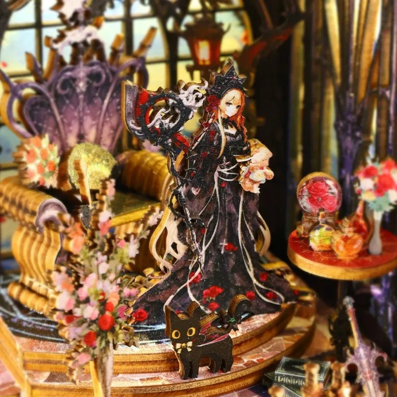 Book Nook - Law Of The Night, un kit créatif pour construire un diorama miniature. Parfait pour décorer une bibliothèque ou comme cadeau original pour un amoureux des livres. Par Nookette.