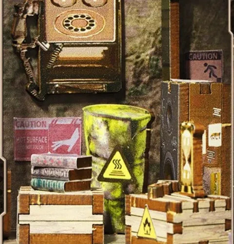 Zone de stockage des matières dangereuses 