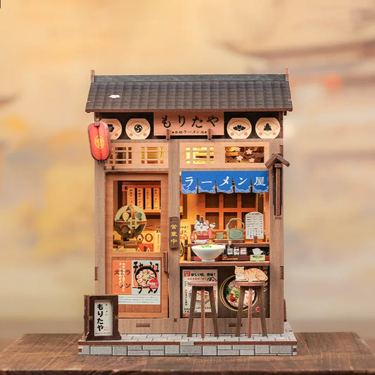 Morita-Ya : Ramen Japonais Bois Chat Endormi Book Nook