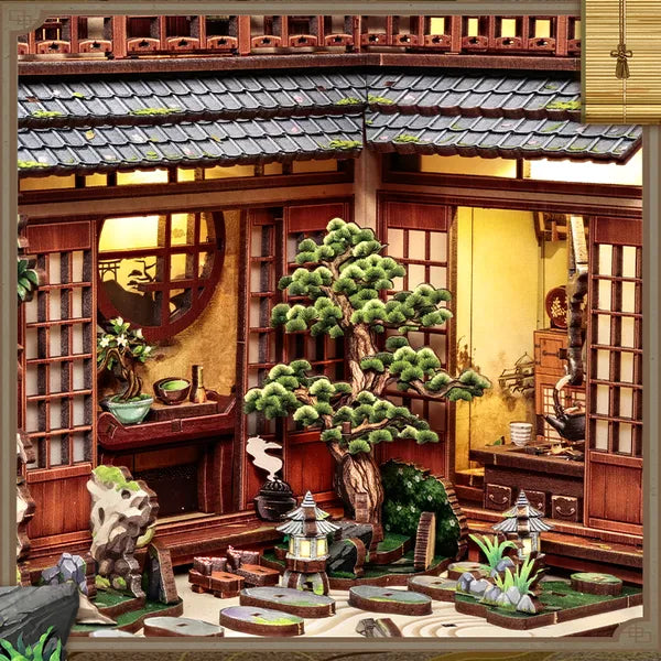 Cour japonaise traditionnelle