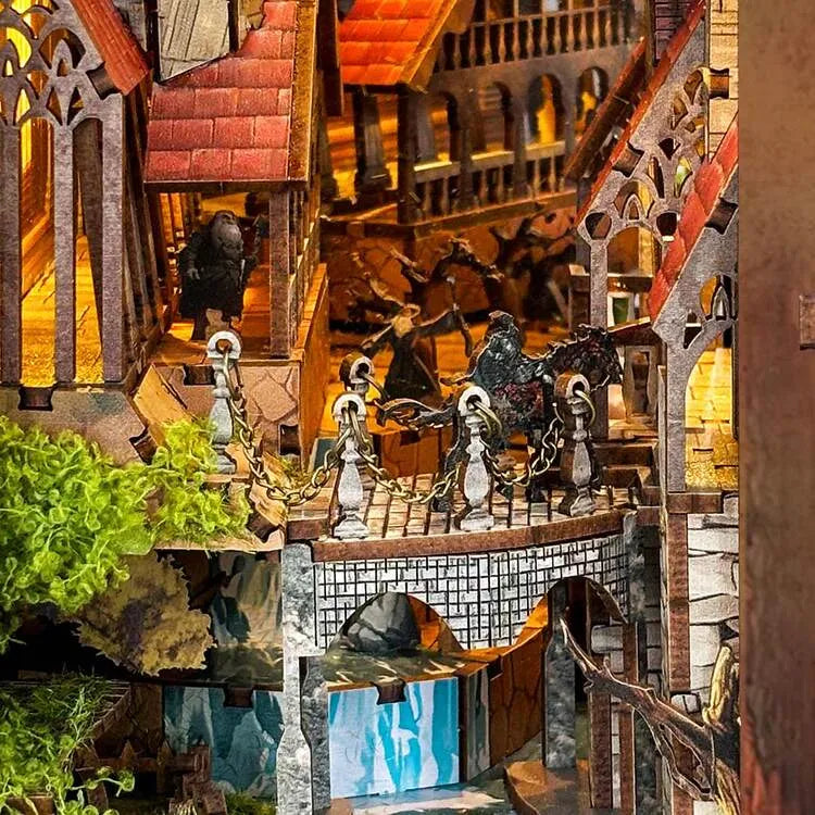 Guerrier demi-orque contre les ténèbres