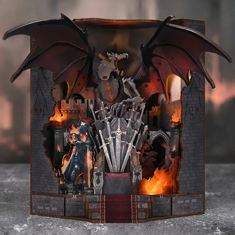 Geschenkverpackung des Book Nook - Throne of Blade für Sammler und als ideales Geschenk