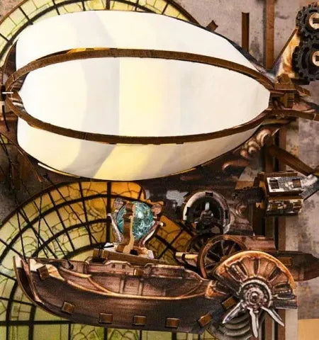 Dirigeable steampunk