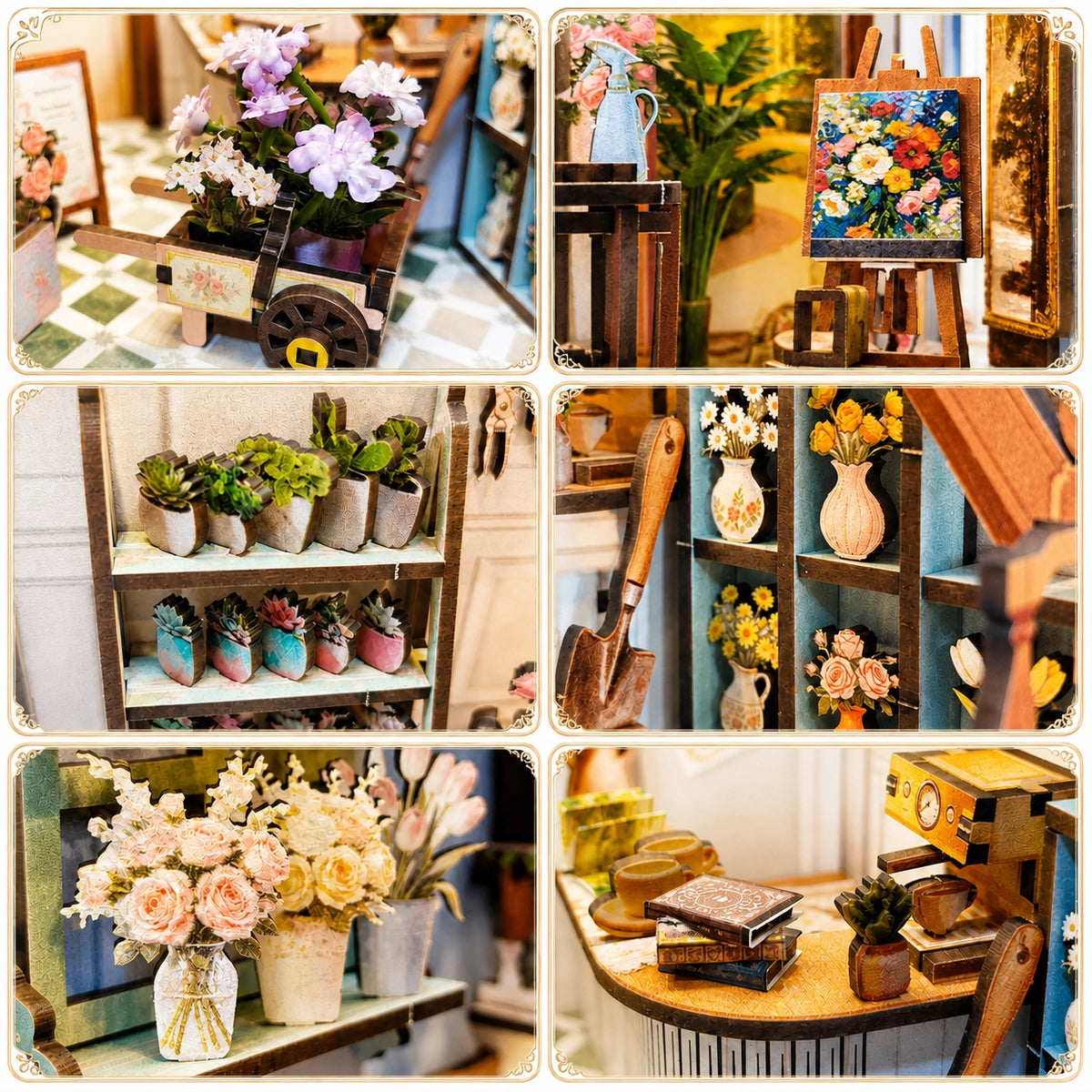 Book Nook - Woodland Flower Lane