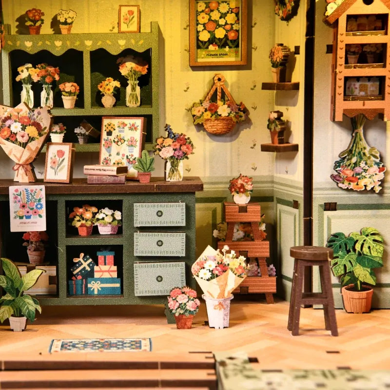 Maison Miniature - Aura Verde Flower Room