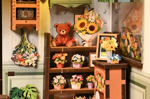 Ours en peluche et tournesols éclatants