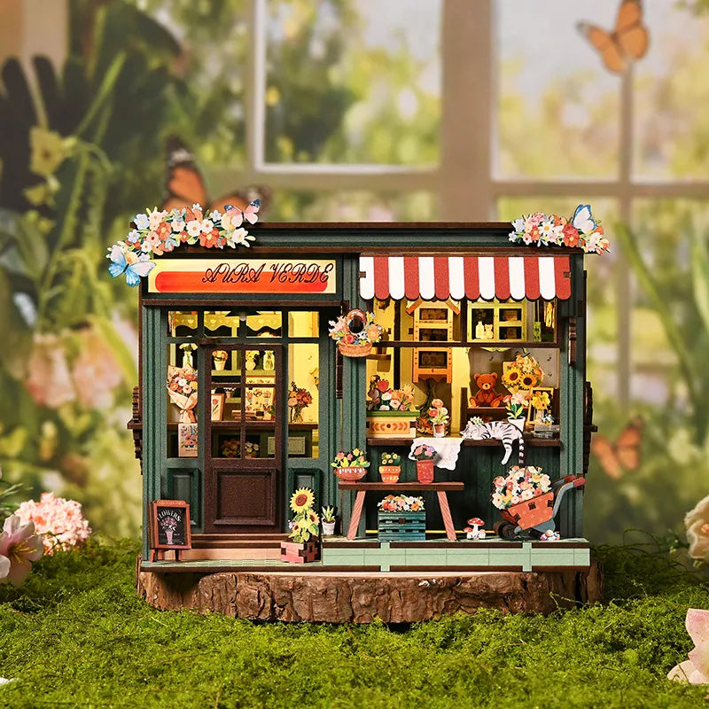 Maison Miniature - Aura Verde Flower Room
