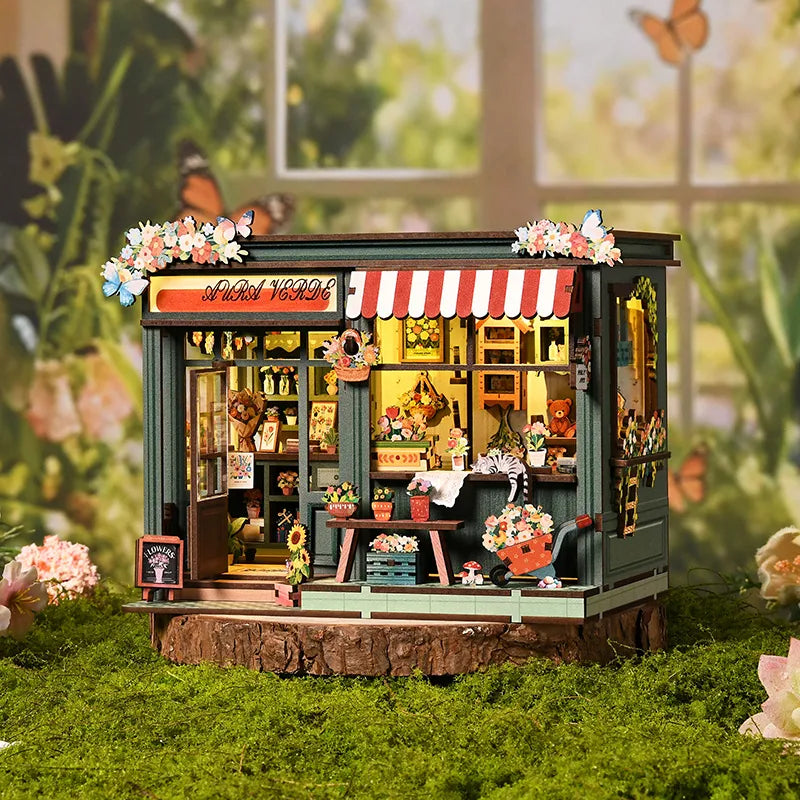 Maison Miniature - Aura Verde Flower Room