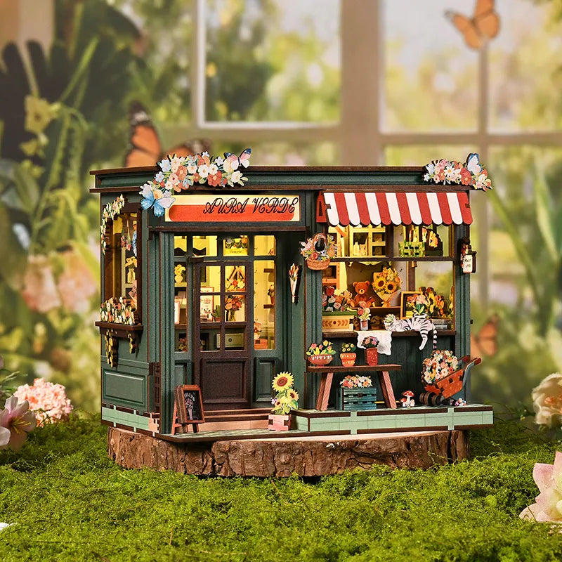 Maison Miniature - Aura Verde Flower Room