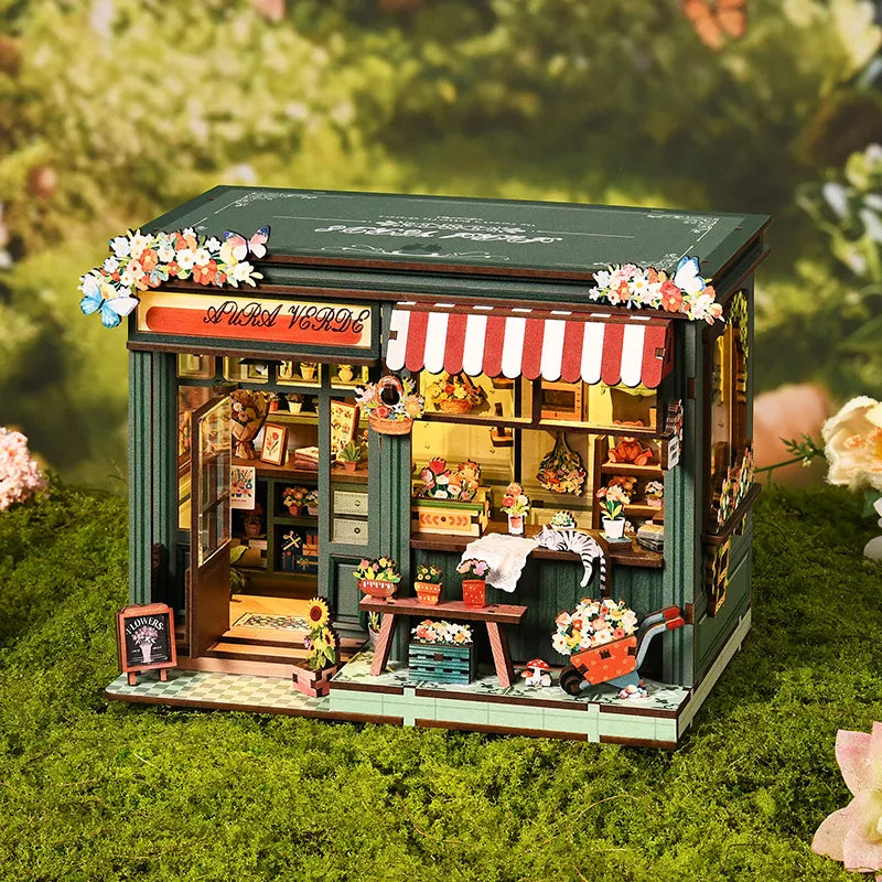 Maison Miniature - Aura Verde Flower Room