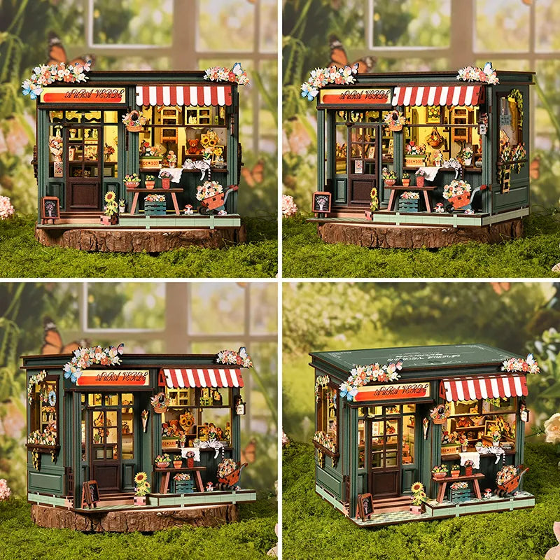 Maison Miniature - Aura Verde Flower Room