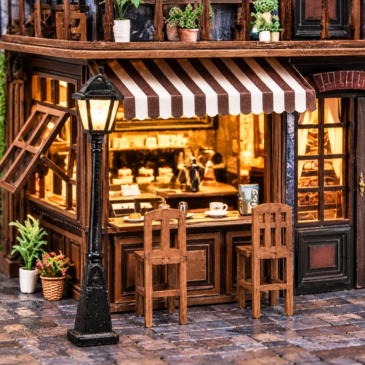 Maison Miniature - Book Corner Cafe