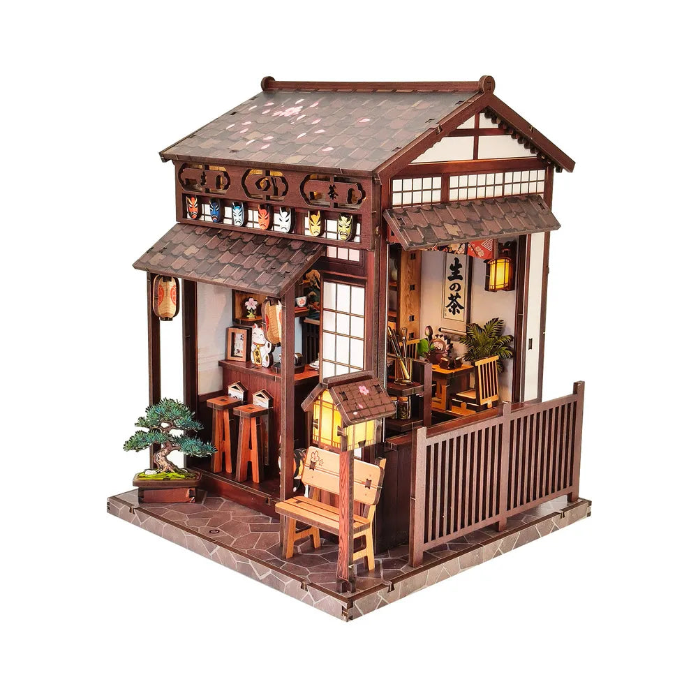 Maison Miniature - Cherry Blossom Tree Tea Pavilion