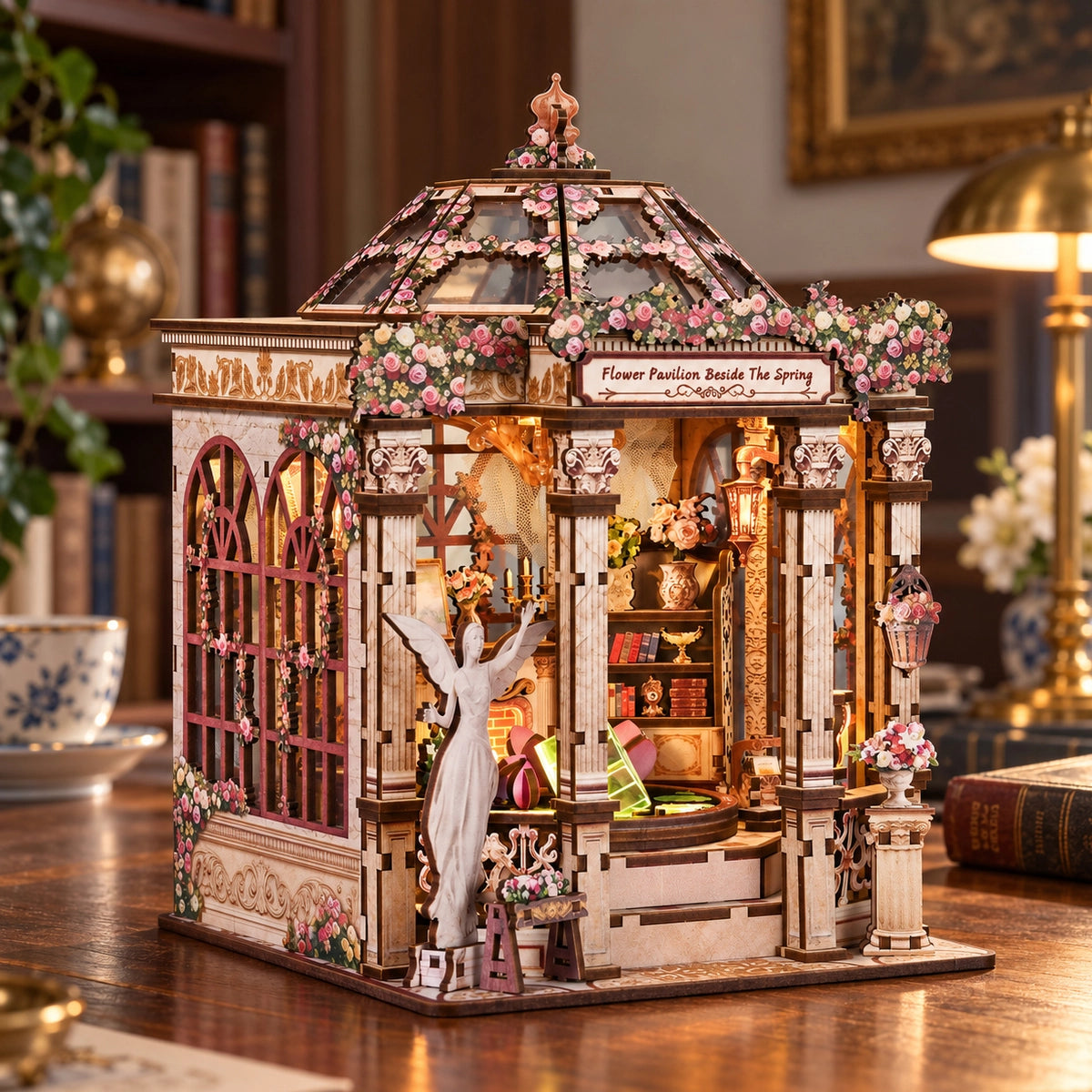 Maison Miniature - Flower Pavilion Beside The Spring