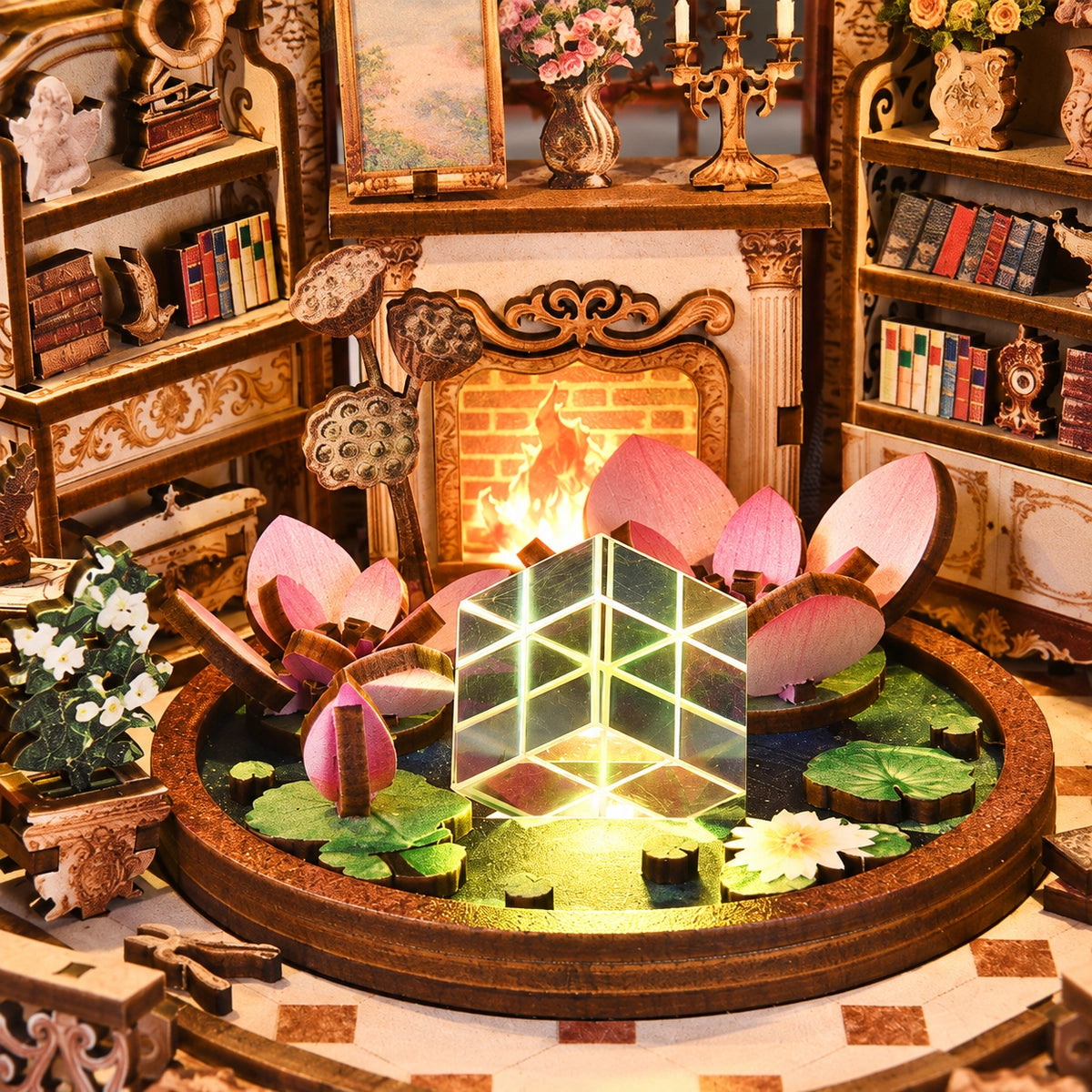 Maison Miniature - Flower Pavilion Beside The Spring