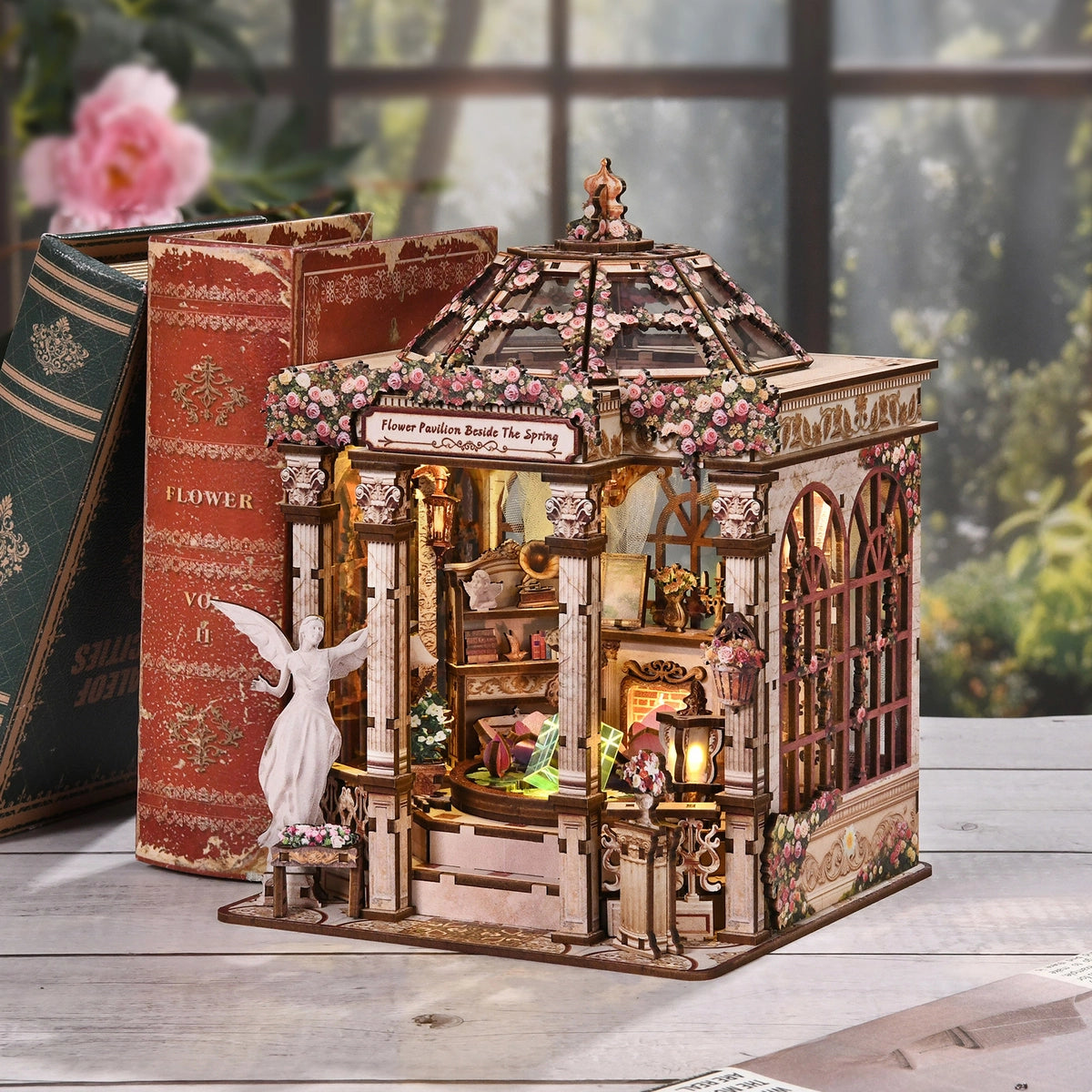 Maison Miniature - Flower Pavilion Beside The Spring