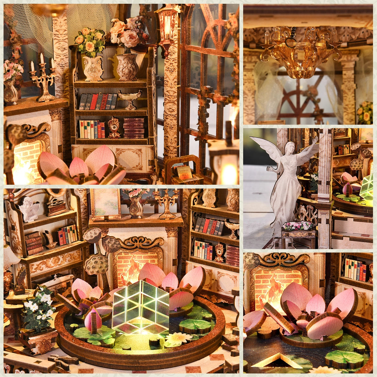 Maison Miniature - Flower Pavilion Beside The Spring
