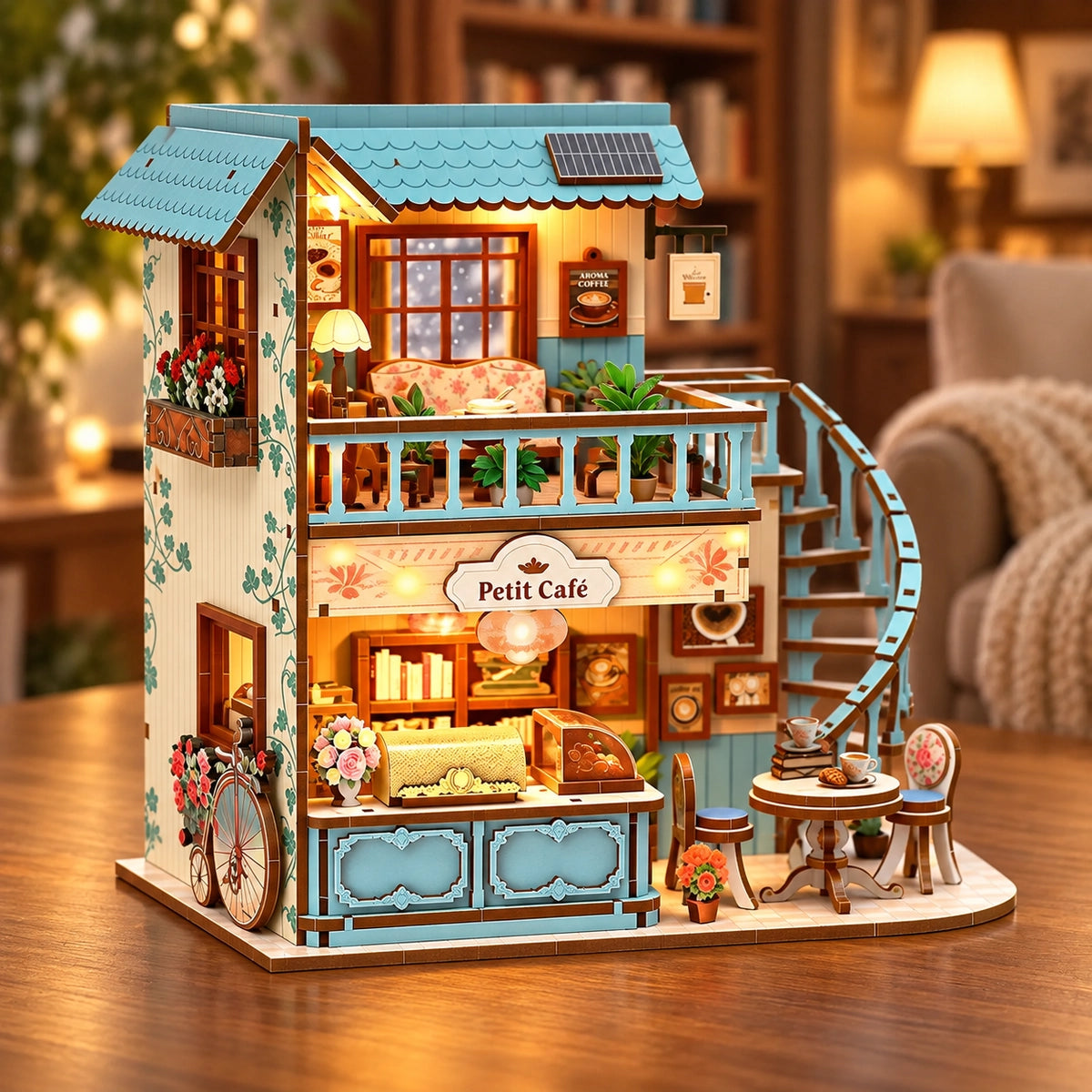 Maison Miniature - French Romantic Cafe