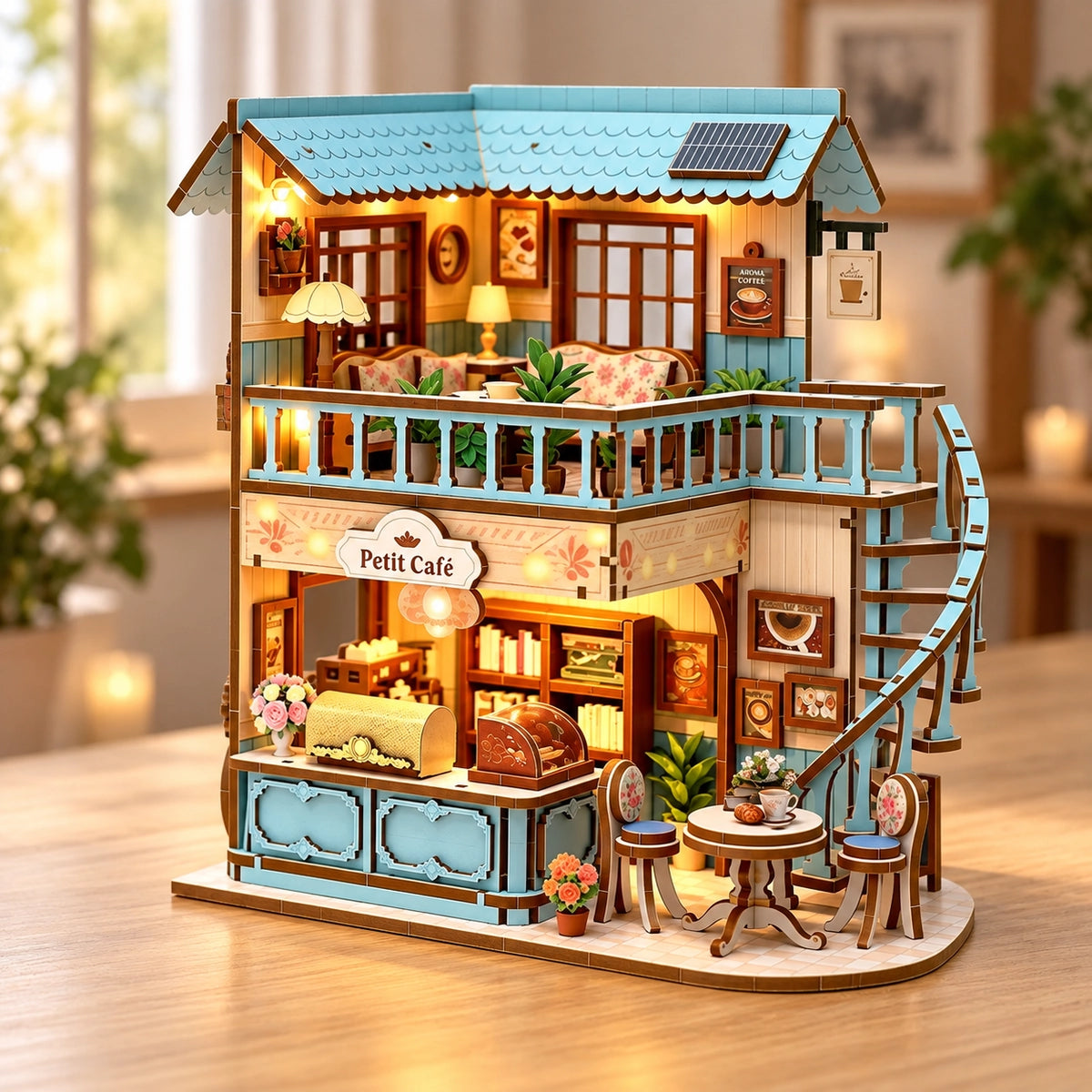 Maison Miniature - French Romantic Cafe