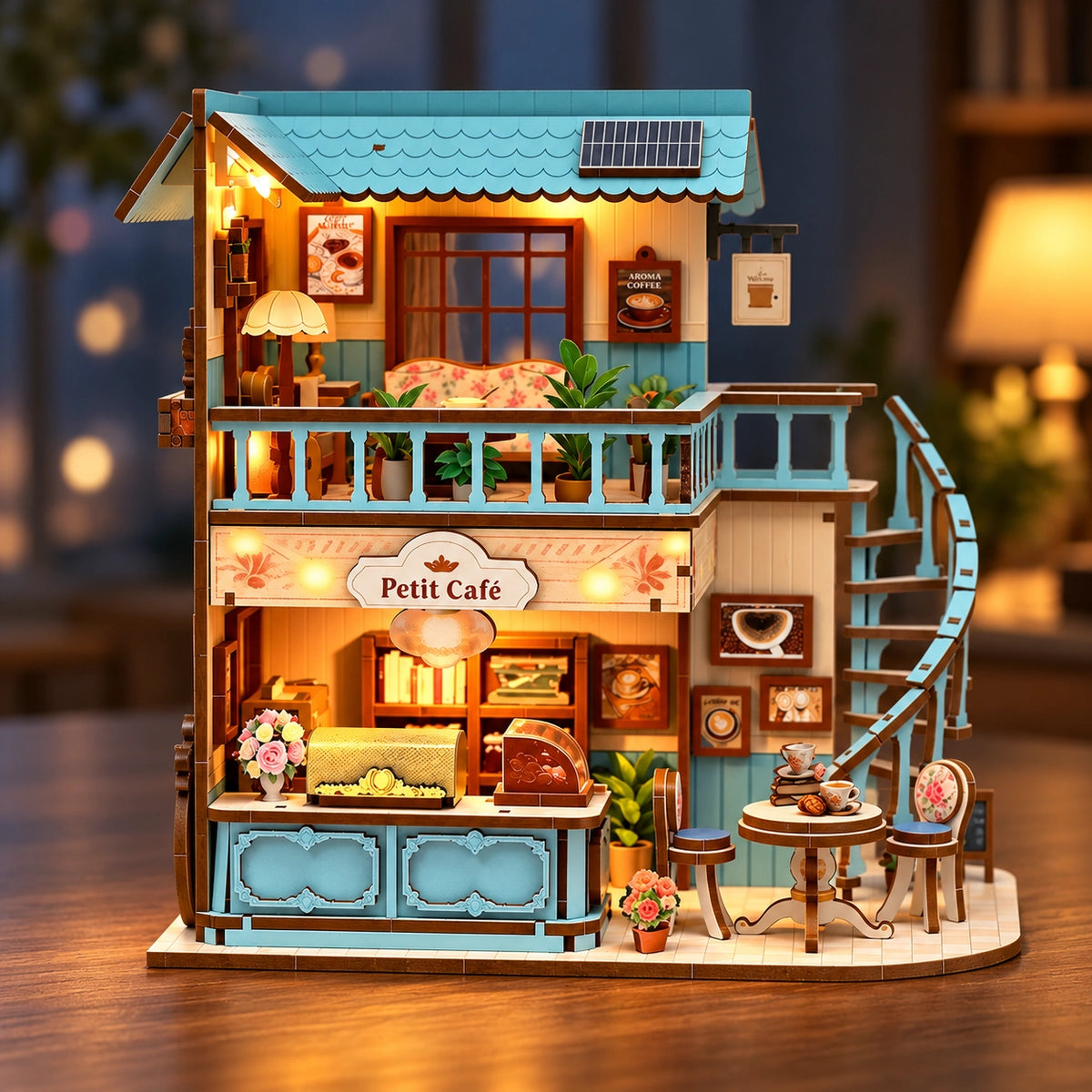 Maison Miniature - French Romantic Cafe