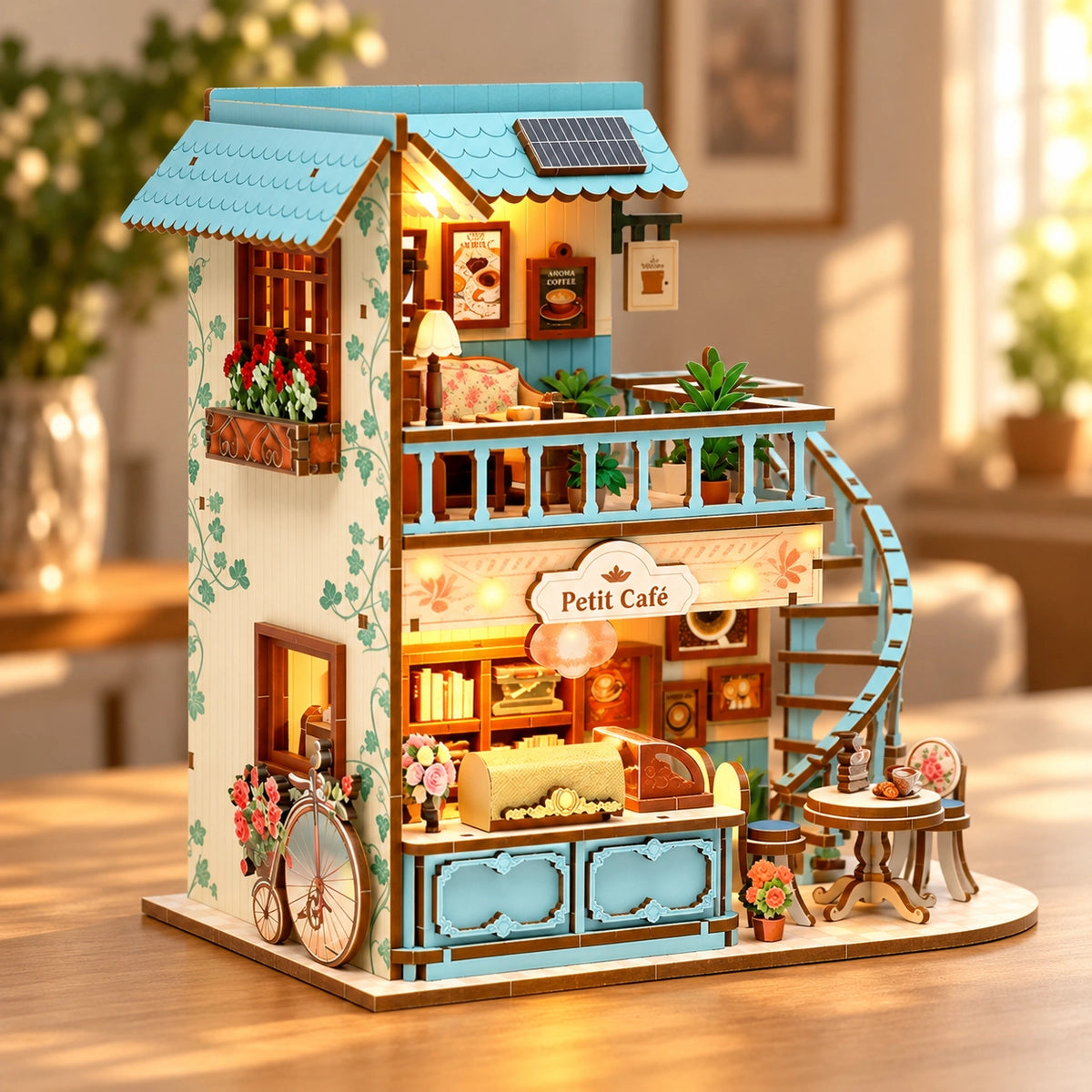 Maison Miniature - French Romantic Cafe