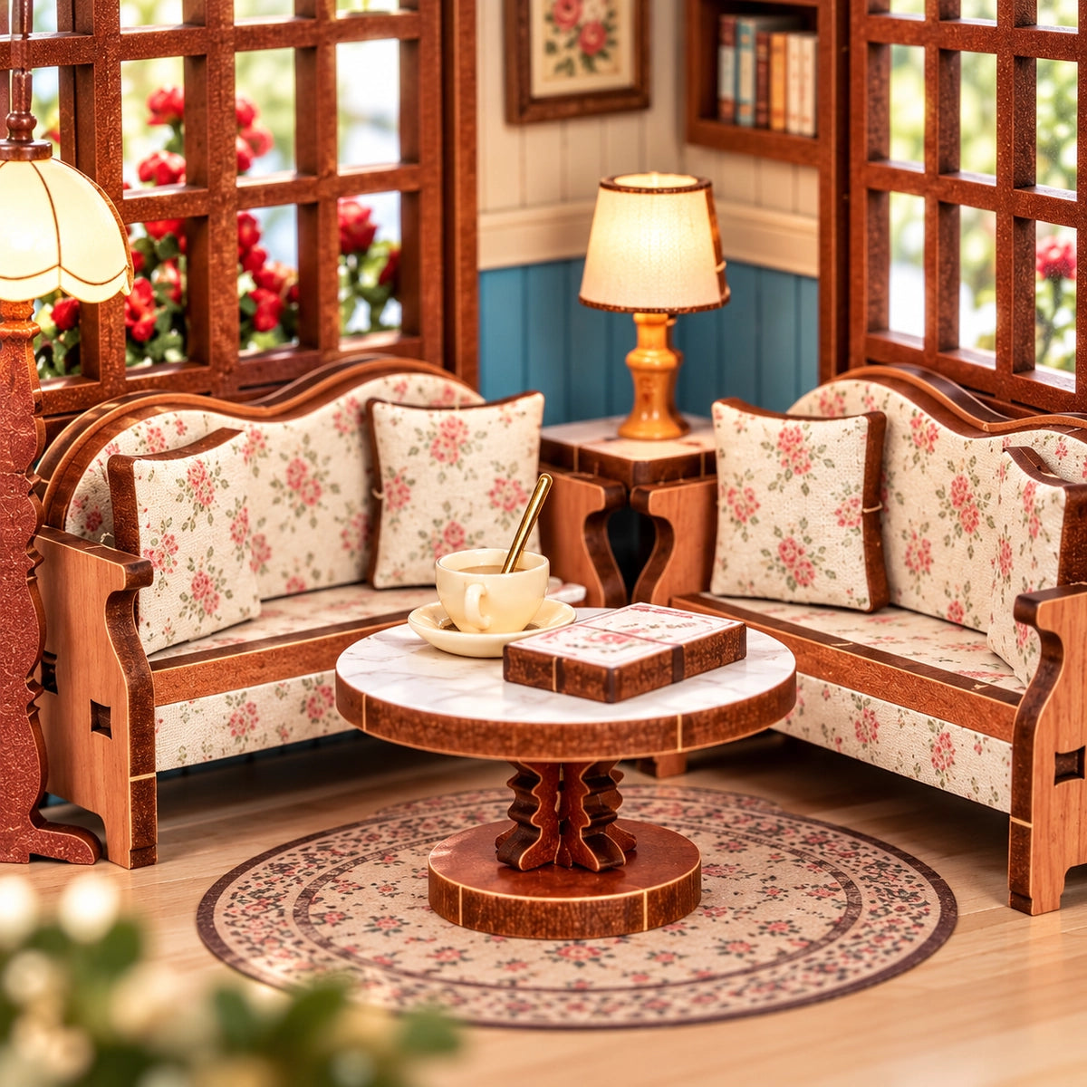 Maison Miniature - French Romantic Cafe