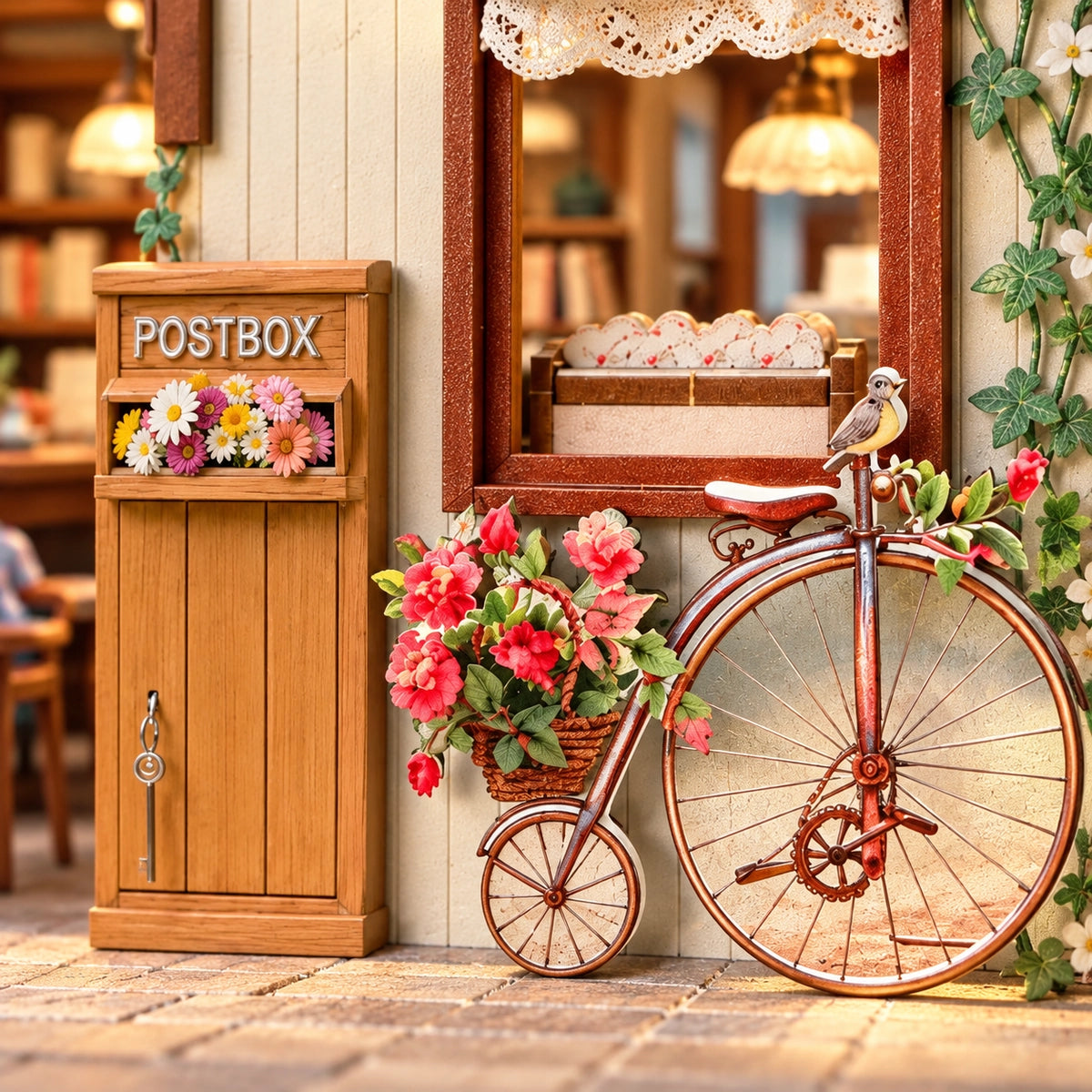 Maison Miniature - French Romantic Cafe