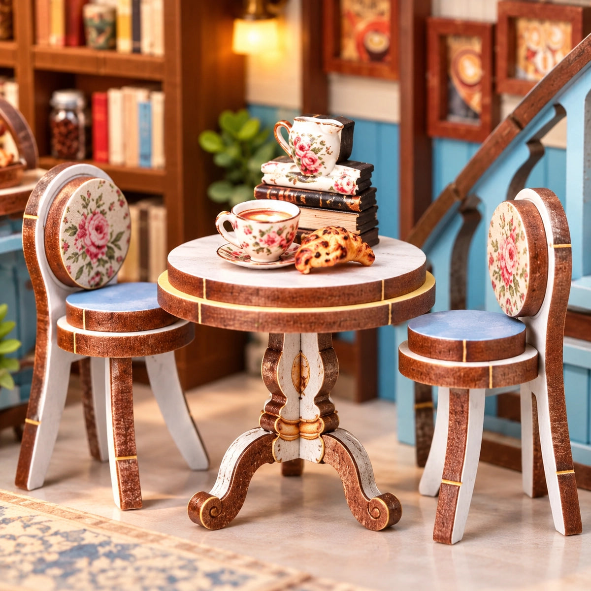 Maison Miniature - French Romantic Cafe