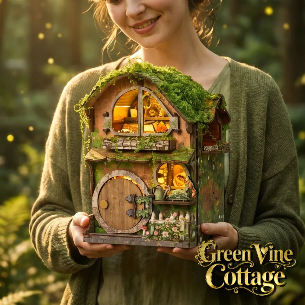 Maison Miniature - Green Vine Cottage