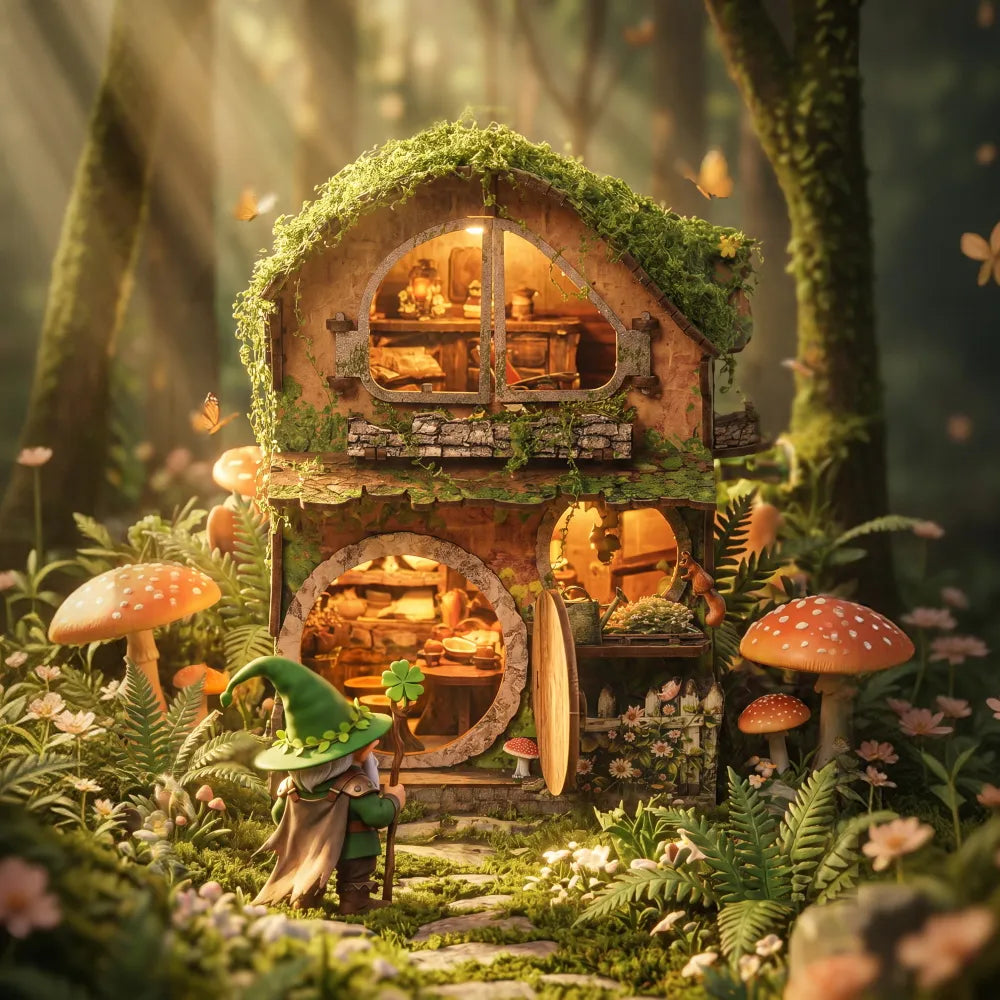 Maison Miniature - Green Vine Cottage