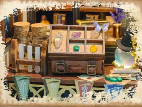 Coffret de gemmes et potions