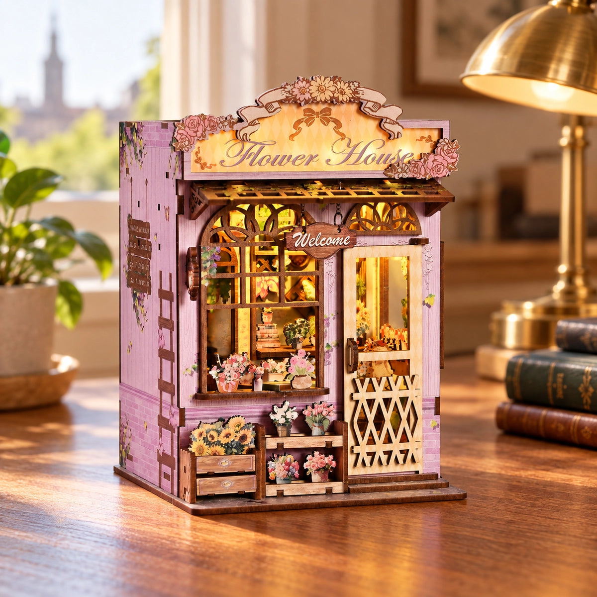 Maison Miniature - Quiet Corner Flower House