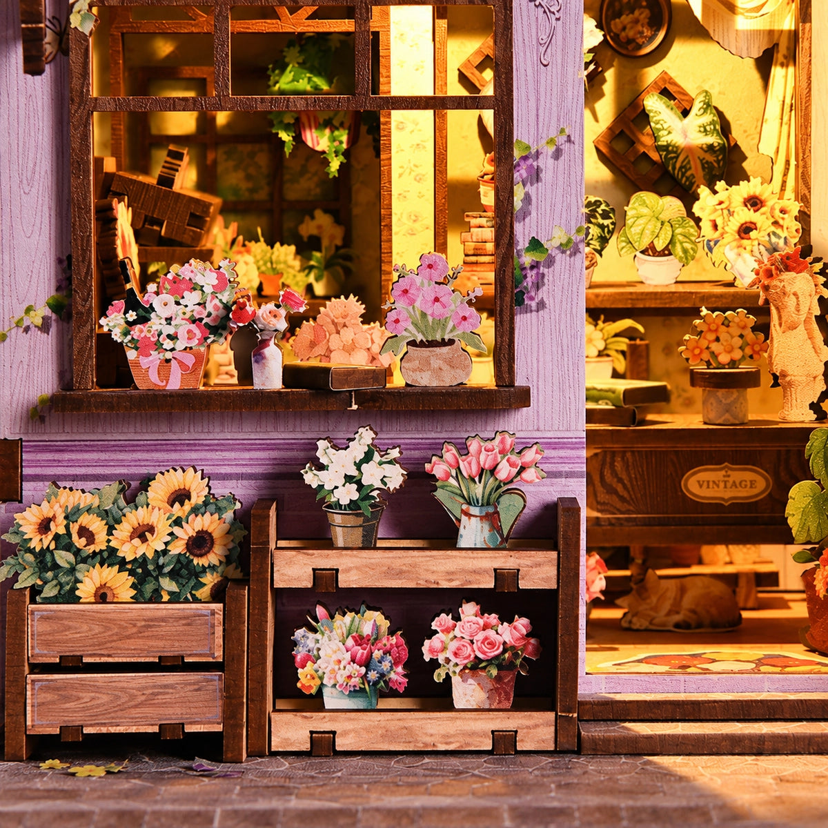 Maison Miniature - Quiet Corner Flower House