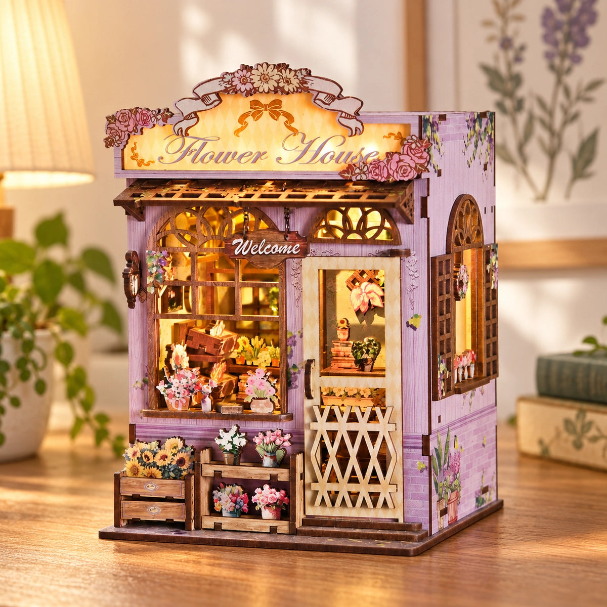 Maison Miniature - Quiet Corner Flower House