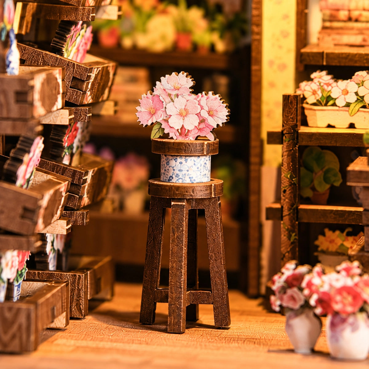Maison Miniature - Quiet Corner Flower House