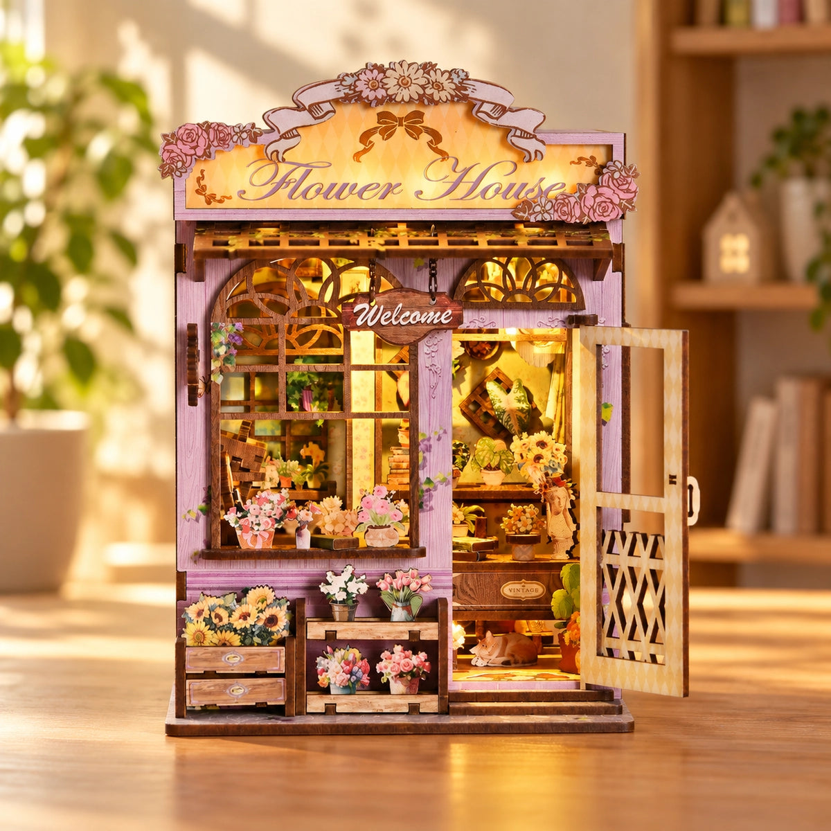 Maison Miniature - Quiet Corner Flower House