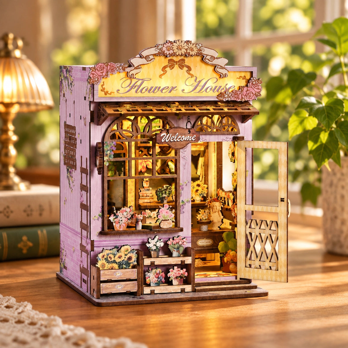 Maison Miniature - Quiet Corner Flower House