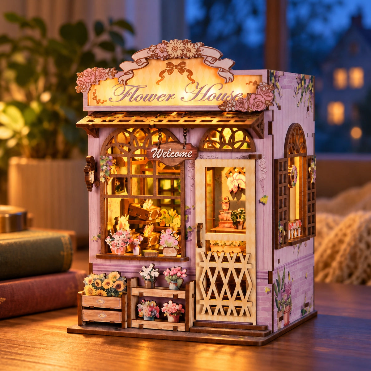 Maison Miniature - Quiet Corner Flower House