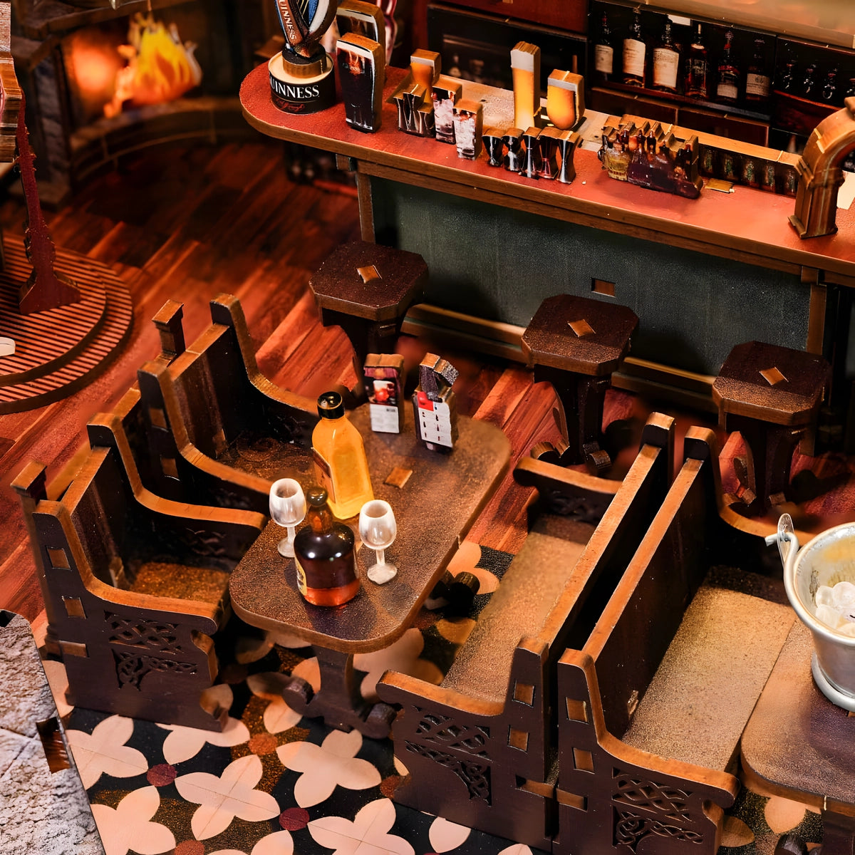 Maison Miniature - Shamrock & Harp Pub