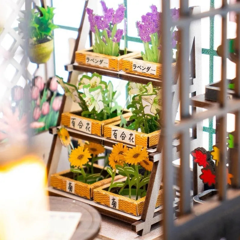 Maison Miniature -Spring Sakura Greenhouse