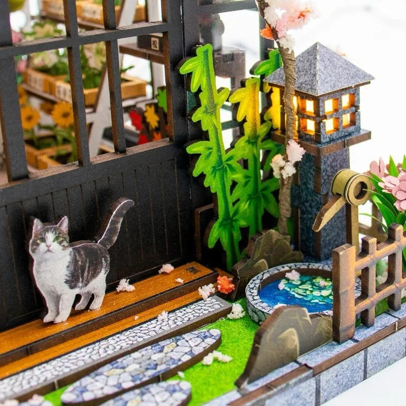 Maison Miniature -Spring Sakura Greenhouse