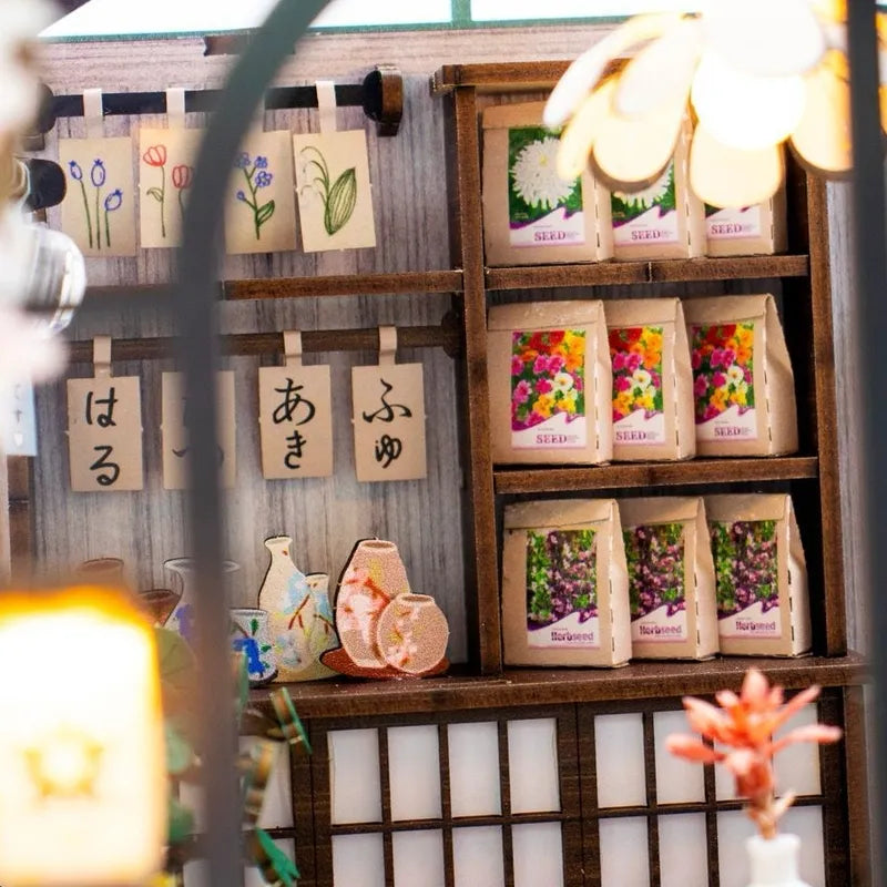Maison Miniature -Spring Sakura Greenhouse