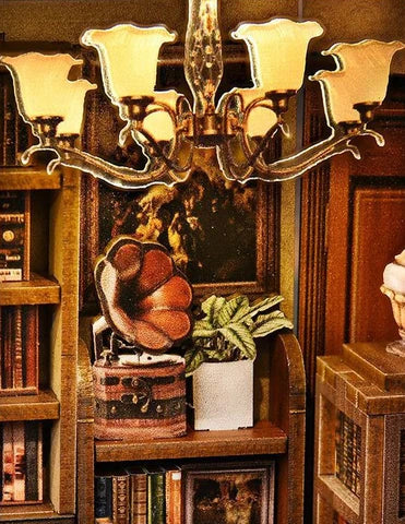 Lustre élégant et gramophone