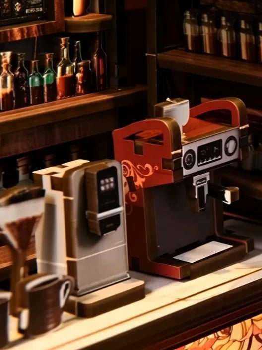 Machines à expresso et comptoir