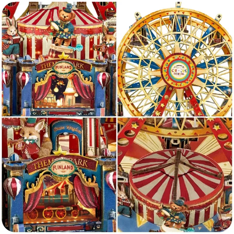 Boîte à musique en bois DIY - Century Ferris Wheel