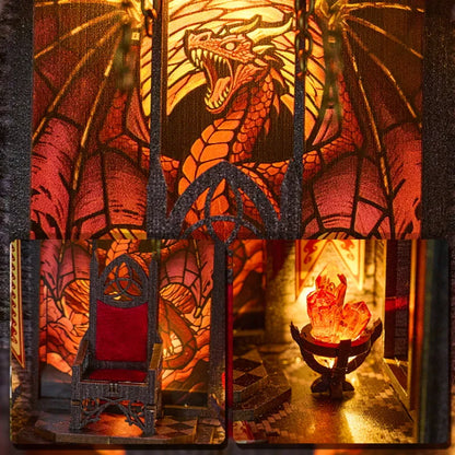 Book Nook Fourth Wing - Spire Of The Wyrm