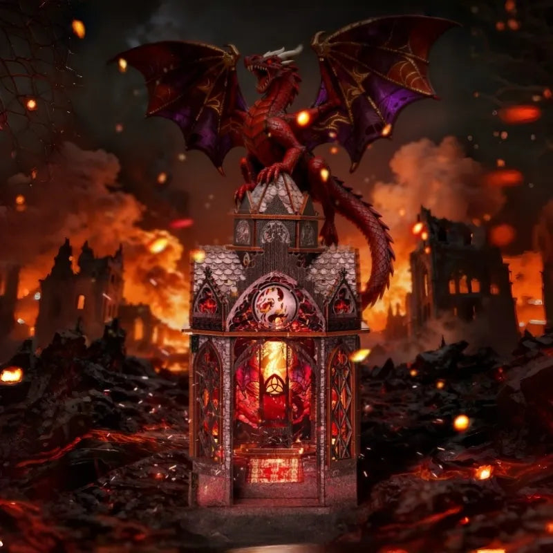 Book Nook Fourth Wing - Spire Of The Wyrm